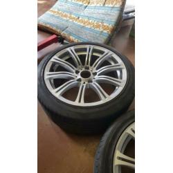 Bmw 18 inch style 220 TAM 5x120 Breedset met schade