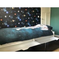 Bed met lades 90x200