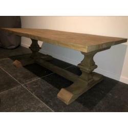 Kloostertafel salontafel 120x70 eiken, splinternieuw