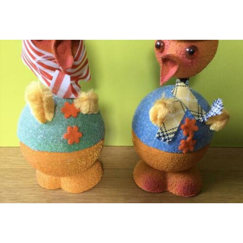 Vintage 2 Kartonnen Snoep Containers, Western Germany.