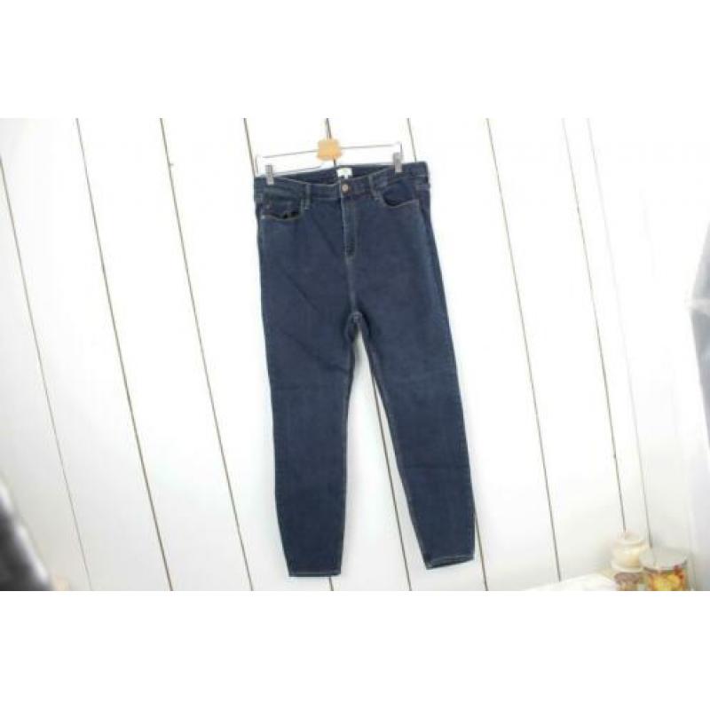 NIEUW | River Island Plus donkerblauwe jeans maat 42
