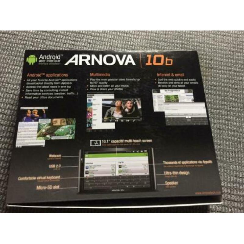 ARNOVA tablet NIEUW! Zwart 10,1 inch