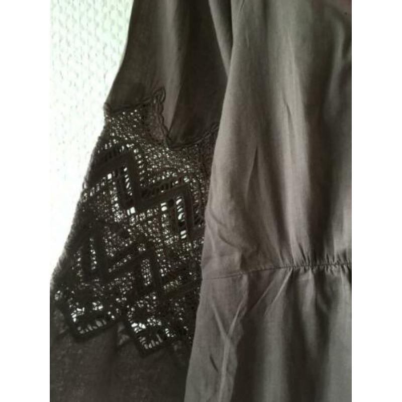 ZGAN *VILA* Super Leuk Taupekleurig Tuniek Jurkje Maat XS [