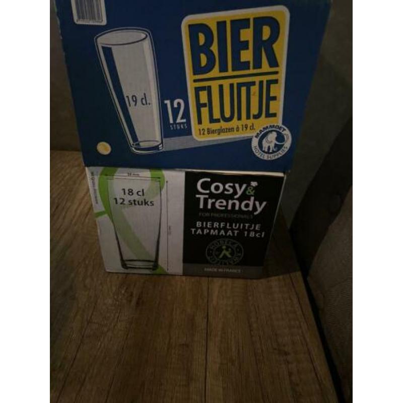 Nieuw: wijn en bier glazen