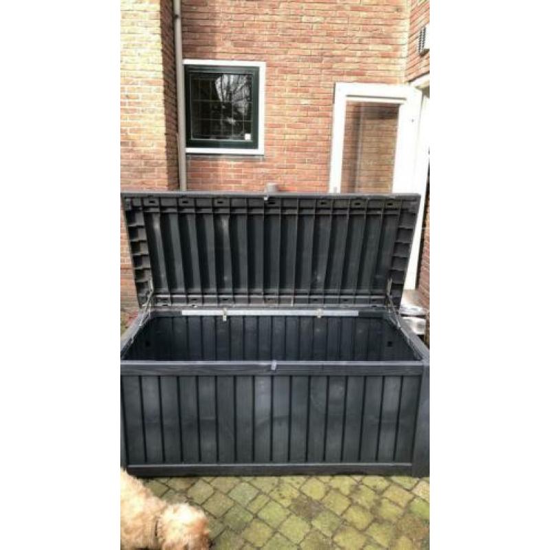 Kunststof buiten kist xl voor tuinkussens
