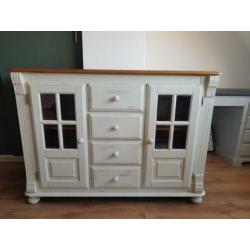 grenen commode en ledikant stijl riviera maison