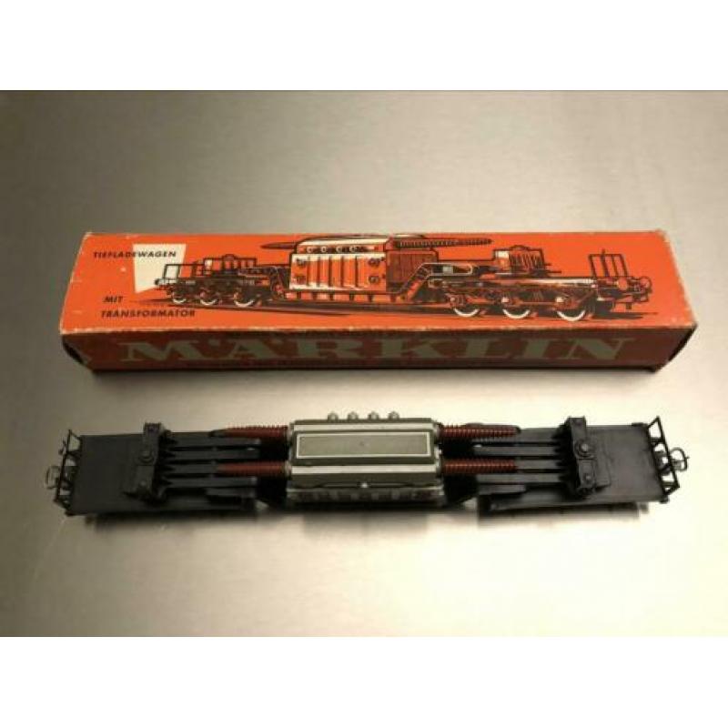 Märklin 4617 kuilwagen met transformator