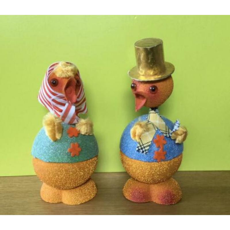 Vintage 2 Kartonnen Snoep Containers, Western Germany.