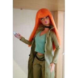 Barbie Modern Circle oranje haar