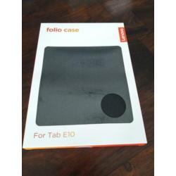 Folio case voor Lenovo Tab E10 NIEUW zwart