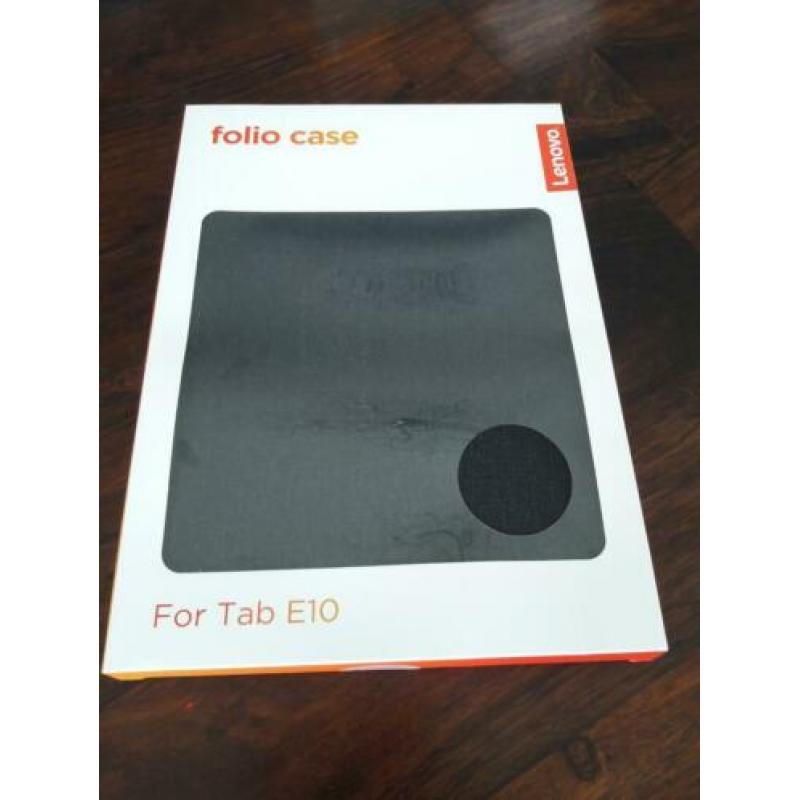 Folio case voor Lenovo Tab E10 NIEUW zwart