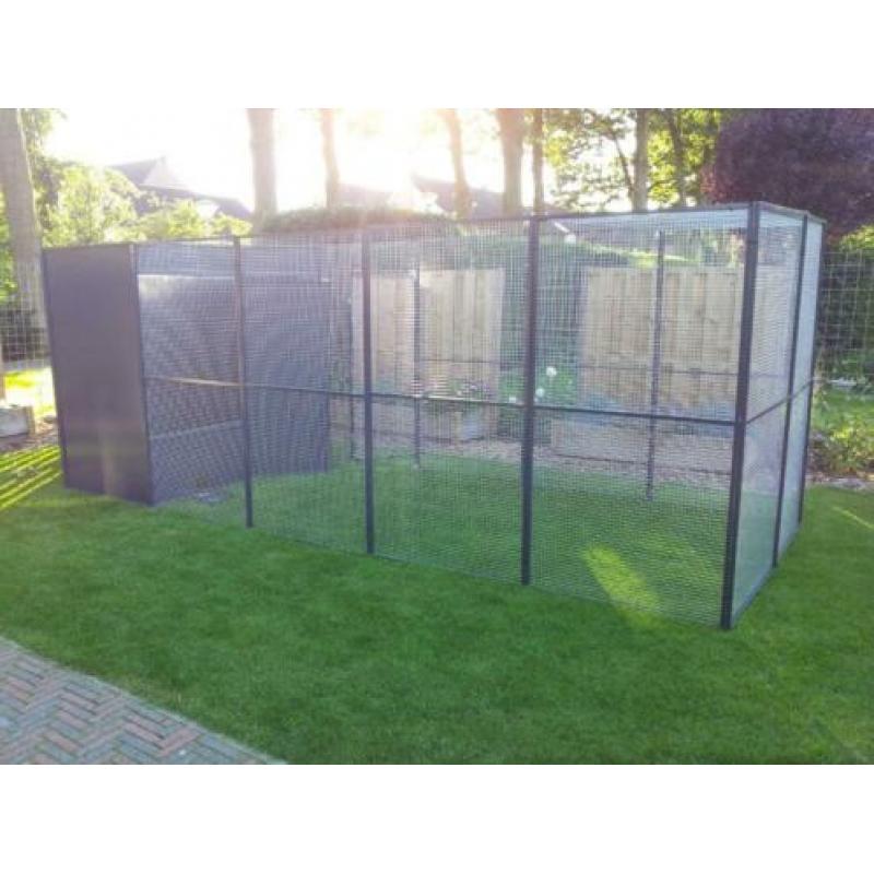 Aluminium buitenverblijf voor uw kat. NIEUW. Maatwerk!