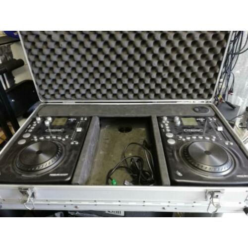 Citronic mpcd-s3 2x met flightcase