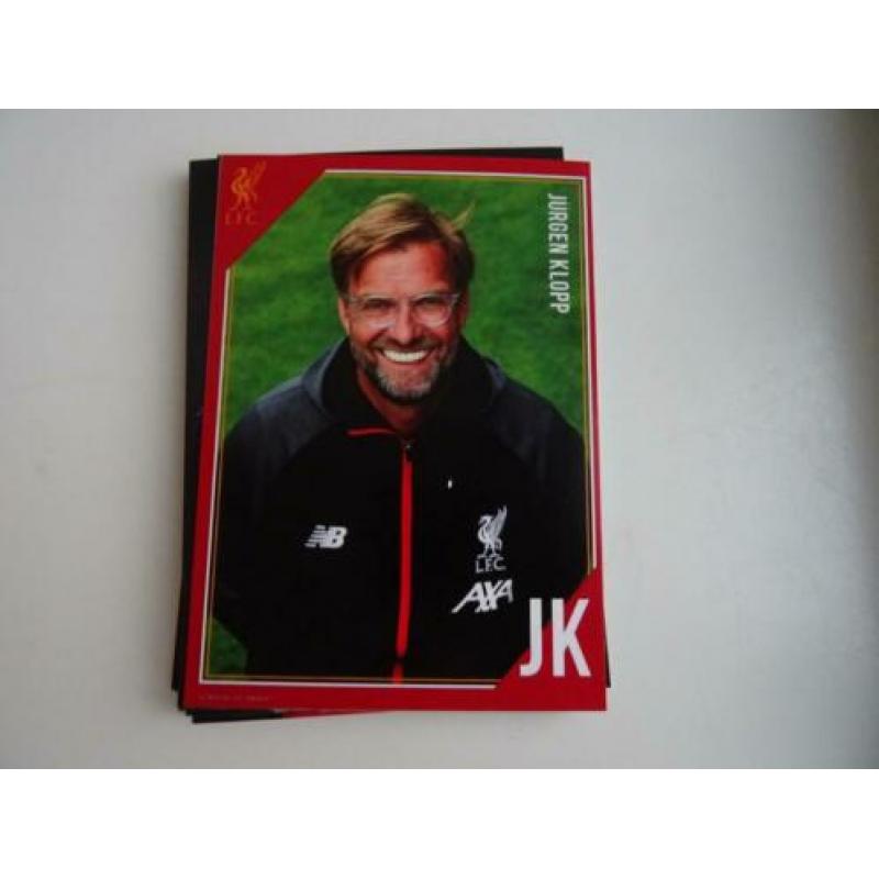 Setje spelerskaarten Liverpool FC 2019/20