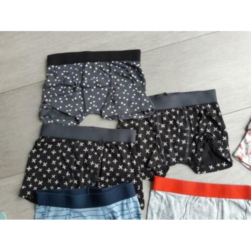 15 boxers / onderbroeken HEMA maat 98/104