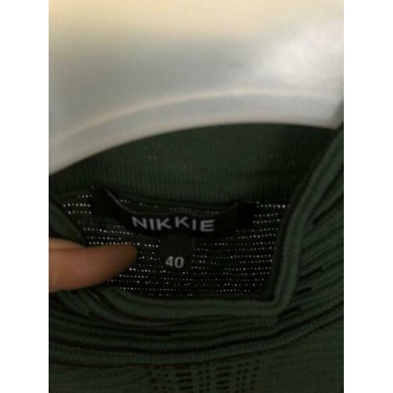 Nikkie jurk jurkje dress jintha dames maat 40 L Groen