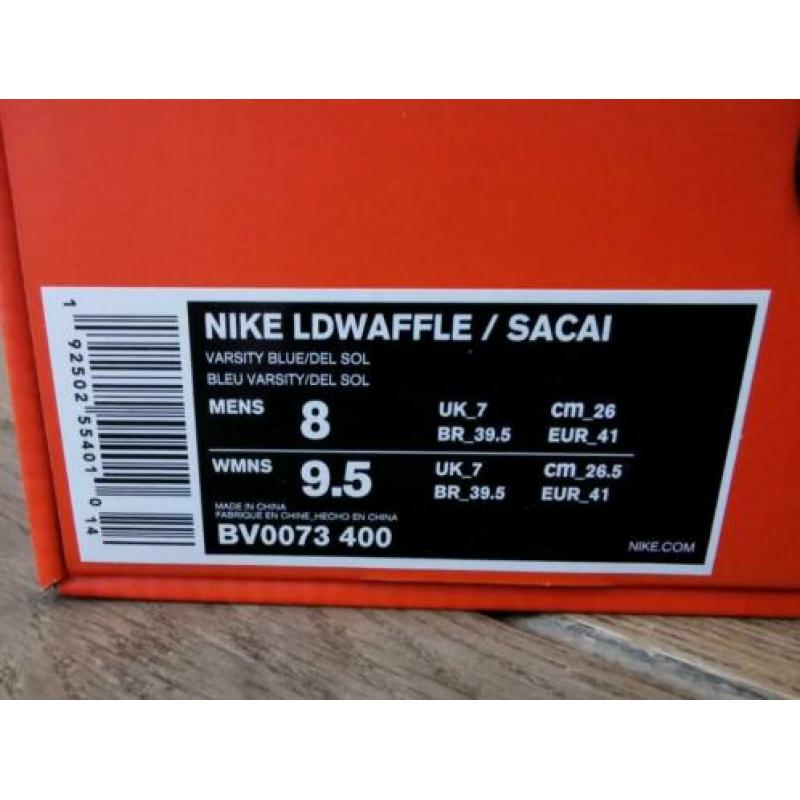 Nike Sacai LDwaffle Blue Multi Eu38.5 en Eu41