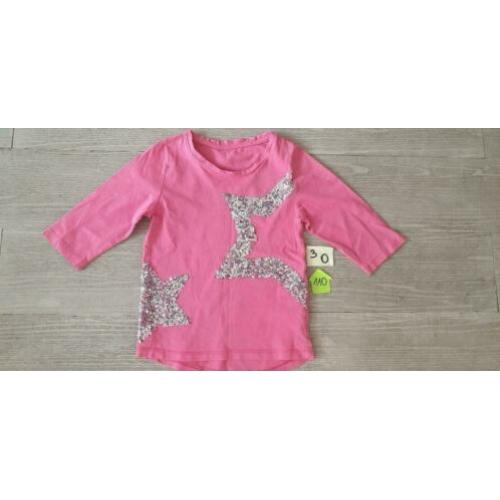 Z.G.A.N roze longsleeve maat 110