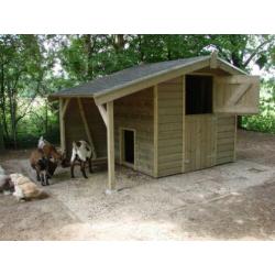 Schapen-Geitenhok ( All- inn geplaatst )