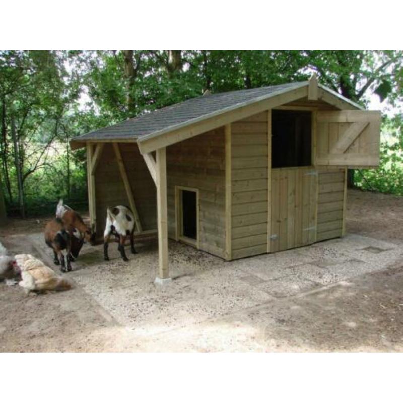 Schapen-Geitenhok ( All- inn geplaatst )
