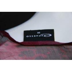 Jurk/ Tuniek zwart/rose Expresso mt 36