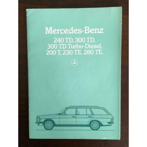 auto folder Mercedes W123 S123
