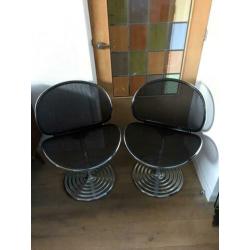 2 Wilkhahn O-Line swivel chairs stoel design vintage chroom