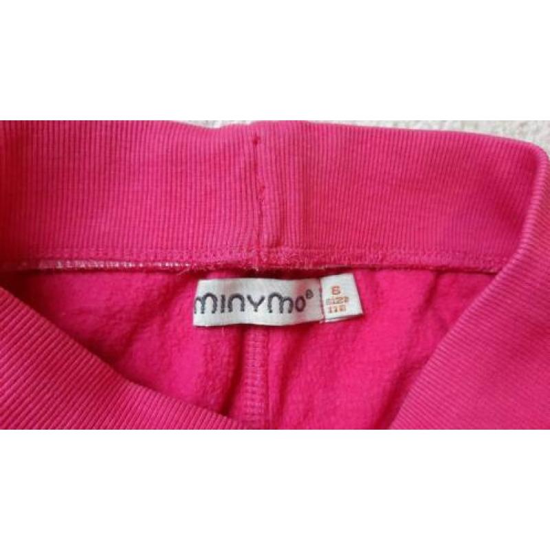 Jogging broek, Deens merk Minymo maat 116, valt als 110