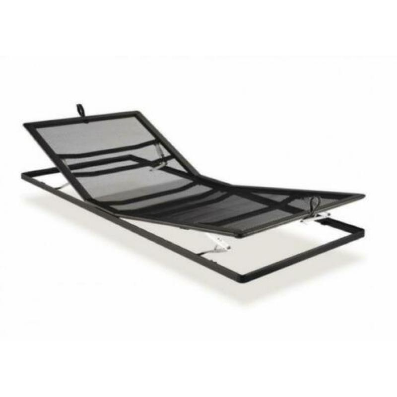 Auping bed 90 x 200 cm met verstelbaar spiraal.