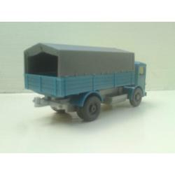 Wiking Bussing huifbakwagen blauw.