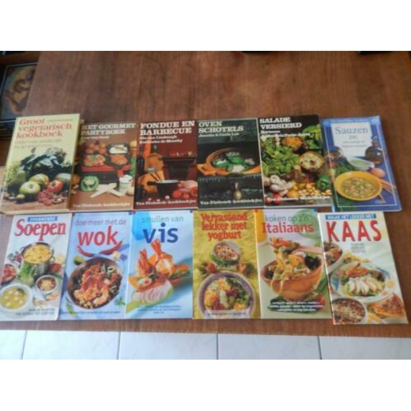 Diverse kookboeken.
