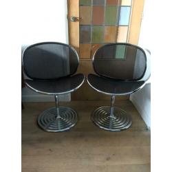 2 Wilkhahn O-Line swivel chairs stoel design vintage chroom