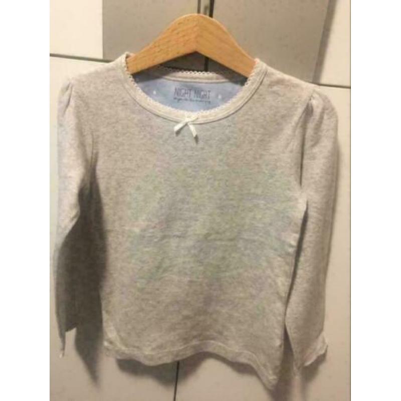 Grijs meisje longsleeves, maat: 110
