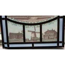 glas in  lood raam: