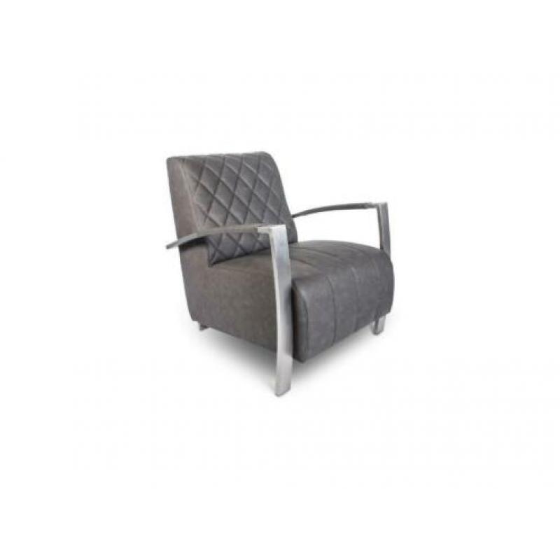 Industrie fauteuil Nico Grijs