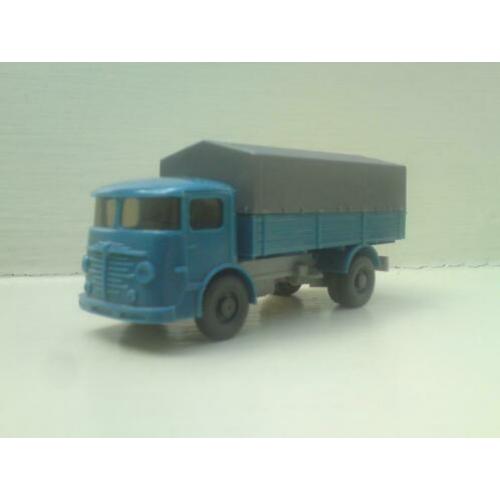 Wiking Bussing huifbakwagen blauw.