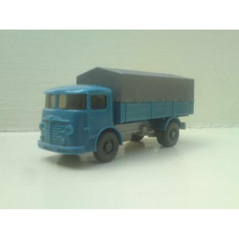 Wiking Bussing huifbakwagen blauw.