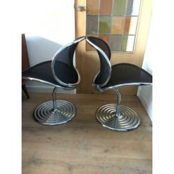 2 Wilkhahn O-Line swivel chairs stoel design vintage chroom