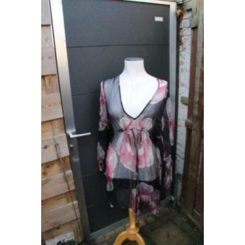 Jurk/ Tuniek zwart/rose Expresso mt 36