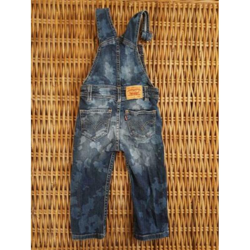 Levi's tuinbroek denim spijkerpak camo 18m 86