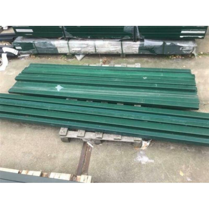100m Gegalvaniseerd Hekwerk 123cm hoog - 2e keus palen
