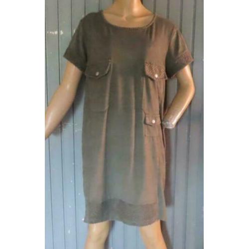 Costes bruine jurk maat M