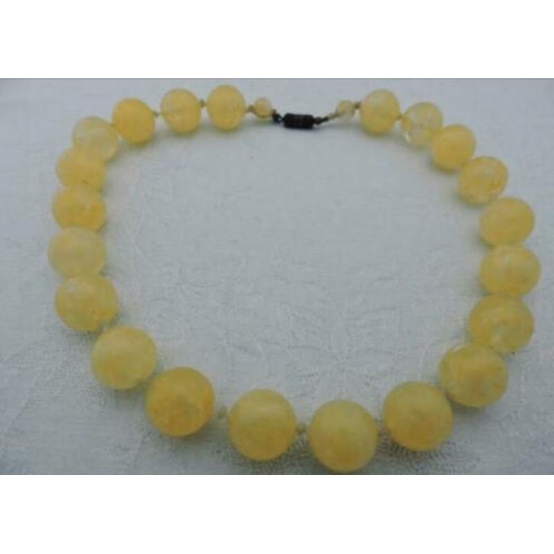 Vintage Zilveren Design Modernistiche Solide Spang Ketting