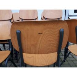 Gave industriële vintage schoolstoelen stoelen marko