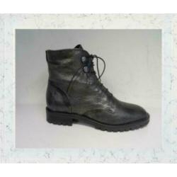 Carmens grijze veterboots maat 38