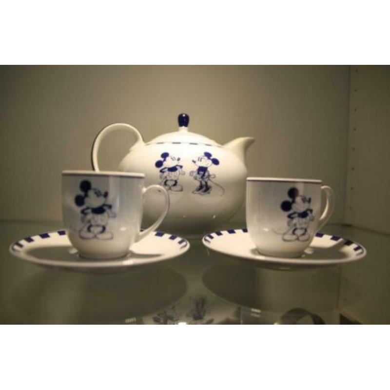 disney mickey mouse guy degrenne theepot en kopjes