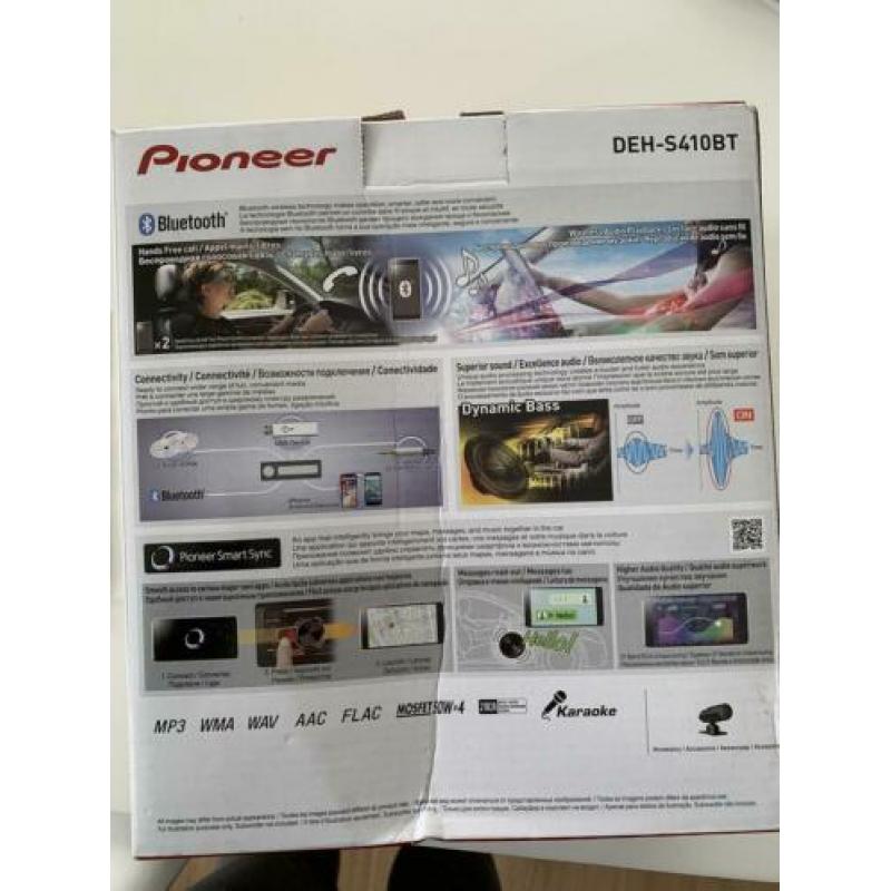 Splinternieuwe Pioneer autoradio DEH-S410BT. Cd. Bluetooth.