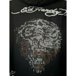 Ed Hardy sweat vestje l