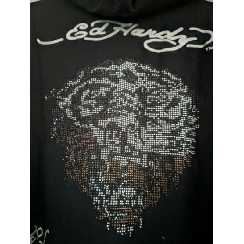 Ed Hardy sweat vestje l