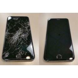 iPhone scherm reparatie @Locatie kapot barst 6 5 6s 7 8 8+ X